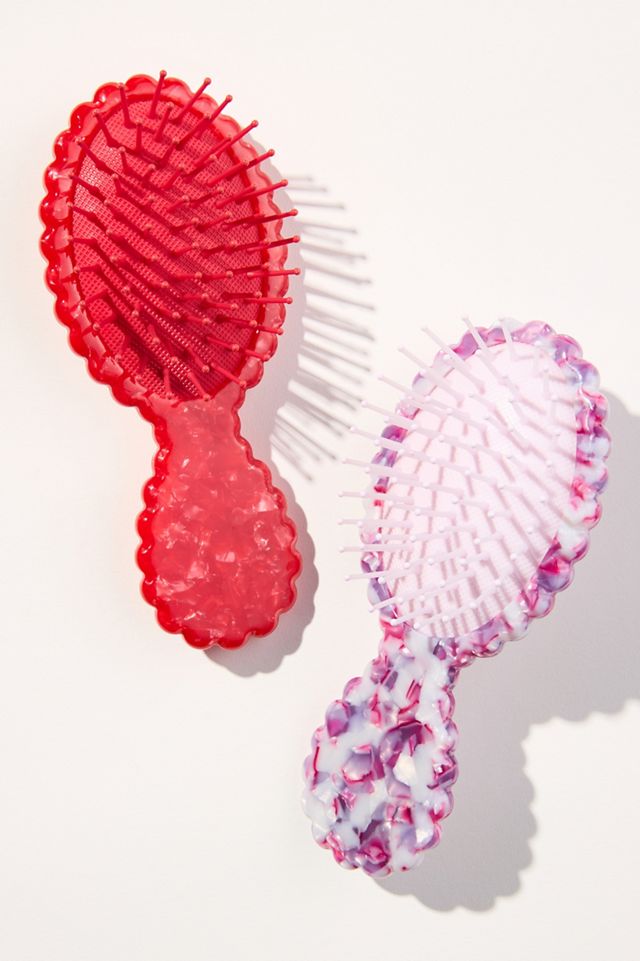 Scallop-Edge Mini Hair Brush #2