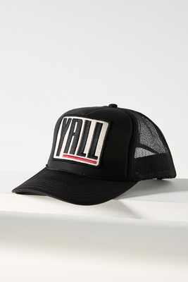Friday Feelin Yall Trucker Hat In Black