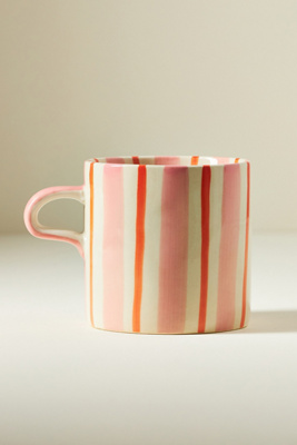 Anthropologie Daily Stripe Mug
