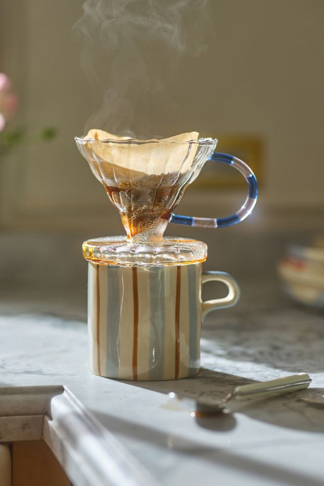 Creative Co-Op Daily Stripe Mug