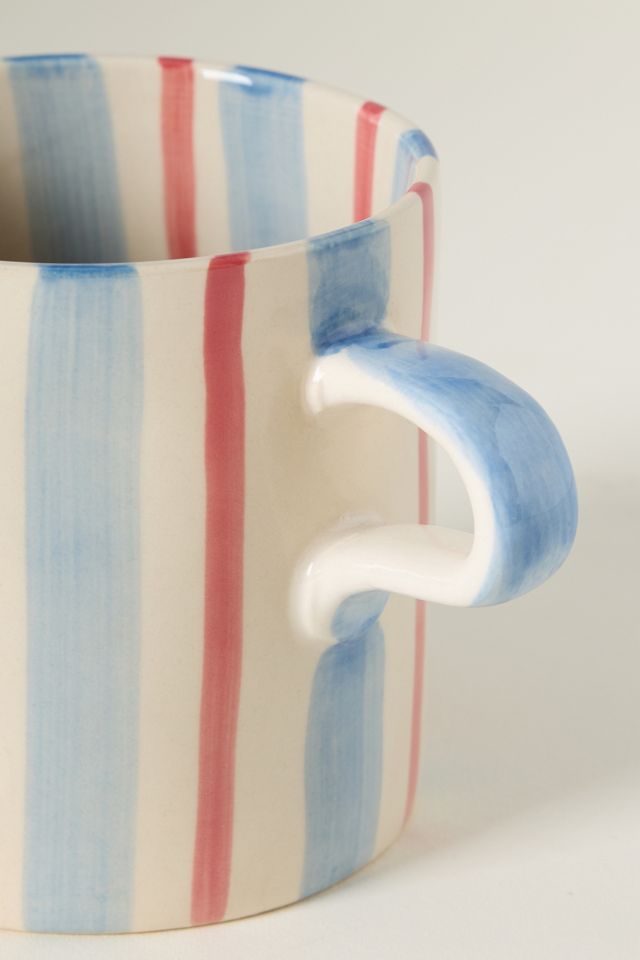 Creative Co-Op Daily Stripe Mug