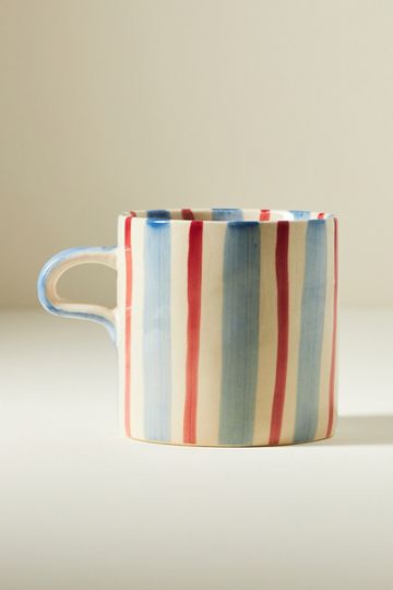 Creative Co-Op Daily Stripe Mug