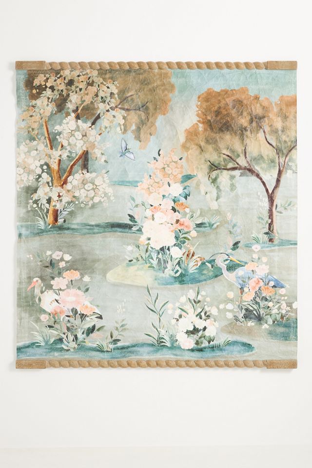 Pastural Distressed Paper Tapestry #1