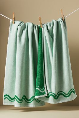 ANTHROPOLOGIE MADELINE TERRY DISH TOWELS, SET OF 2 