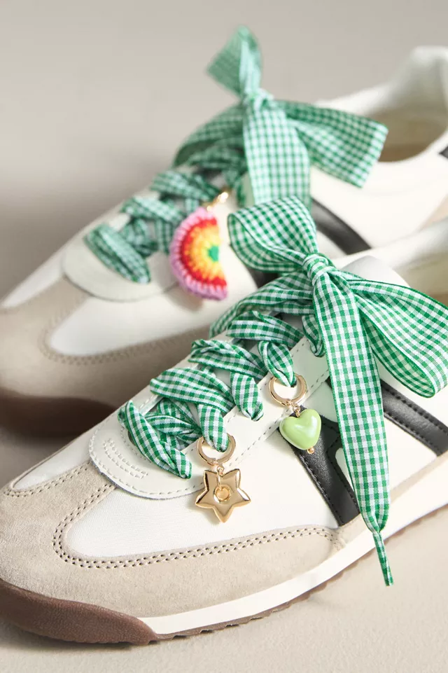 Anthropologie Shoe Charm & Laces