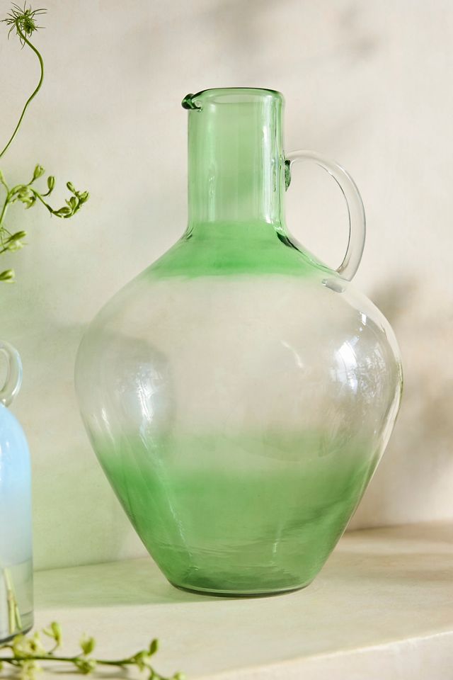Handled Glass Vase, Large #1