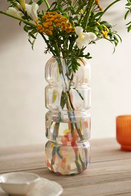 Luster Confetti Bubble Quartet Vase