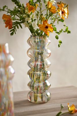 Luster Confetti Bubble Vase
