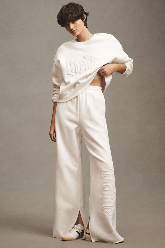 BRIDEMERCH Bride Oversized Crop Crew-Neck Sweatshirt #2
