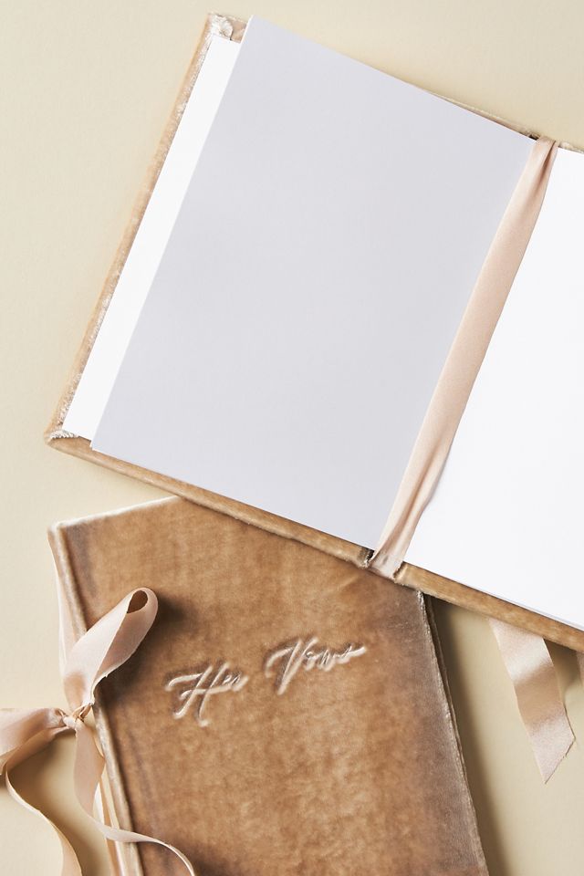 ClaireMagnolia Velvet Vow Booklet Set