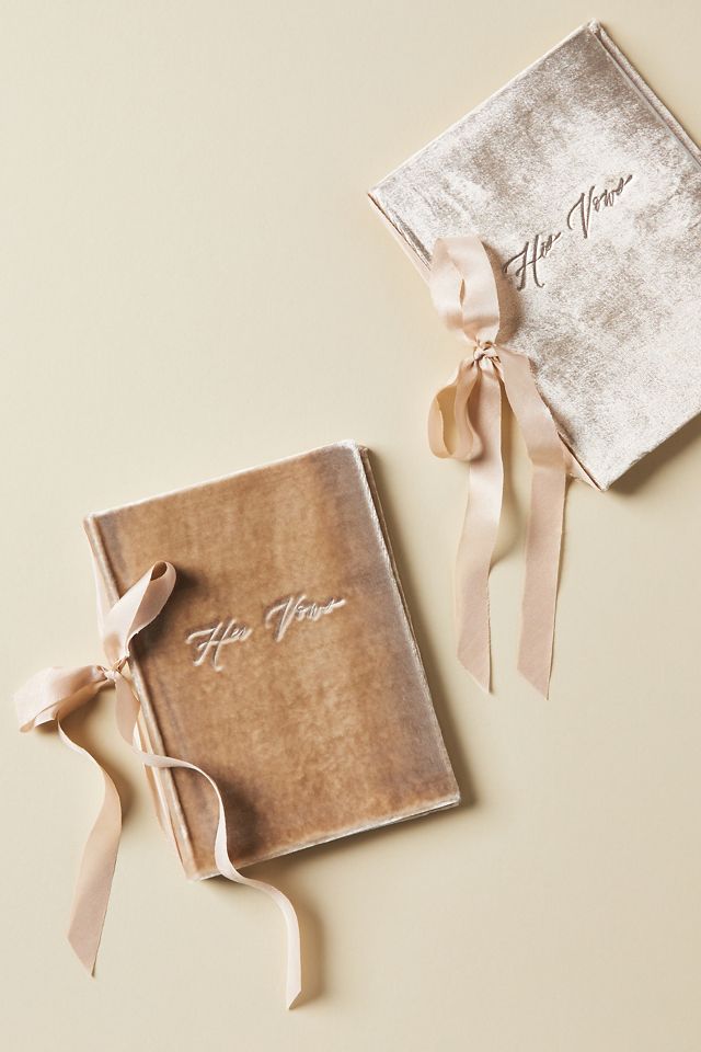 ClaireMagnolia Velvet Vow Booklet Set