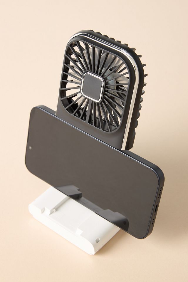 Multitasky PhonePal 3-in-1 Pro: Cooling Fan + Power Bank + Phone Stand (with Display Panel)