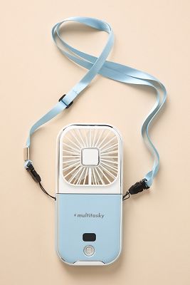 Multitasky Phonepal 3-in-1 Pro: Cooling Fan + Power Bank + Phone Stand (with Display Panel) In Animal Print