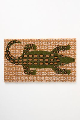 Alligator Coir Printed Doormat