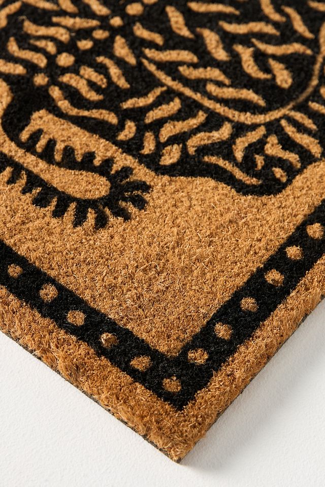 Tibetan Tiger Coir Printed Doormat #2