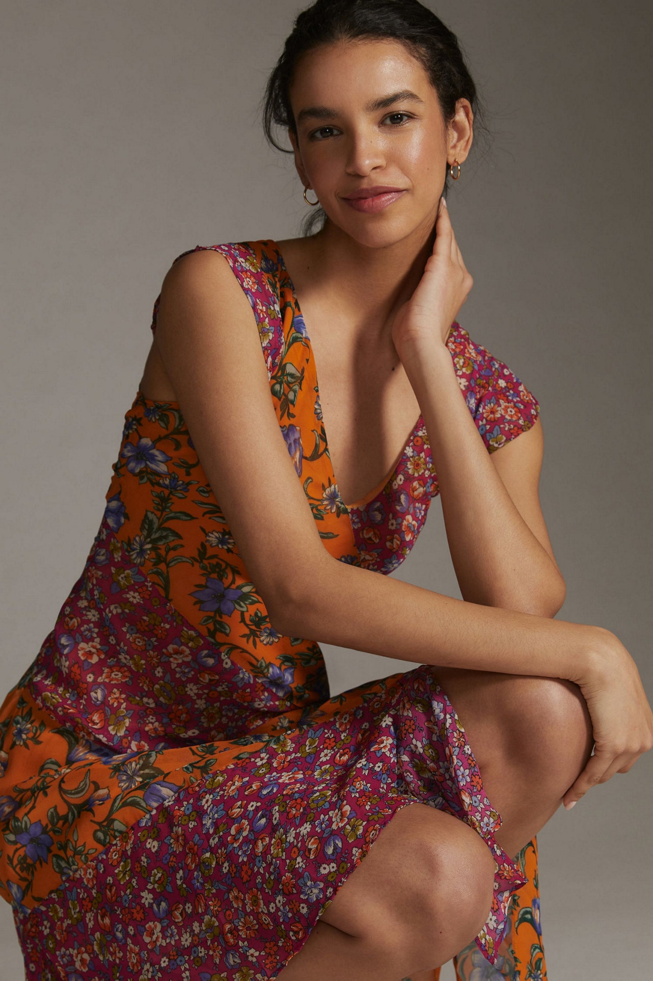 Hanky-Hem Midi Dress