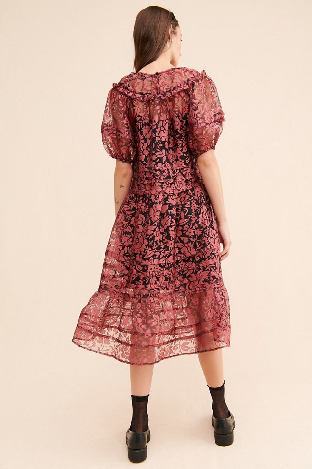 Current Air Pleated Floral Dress #1