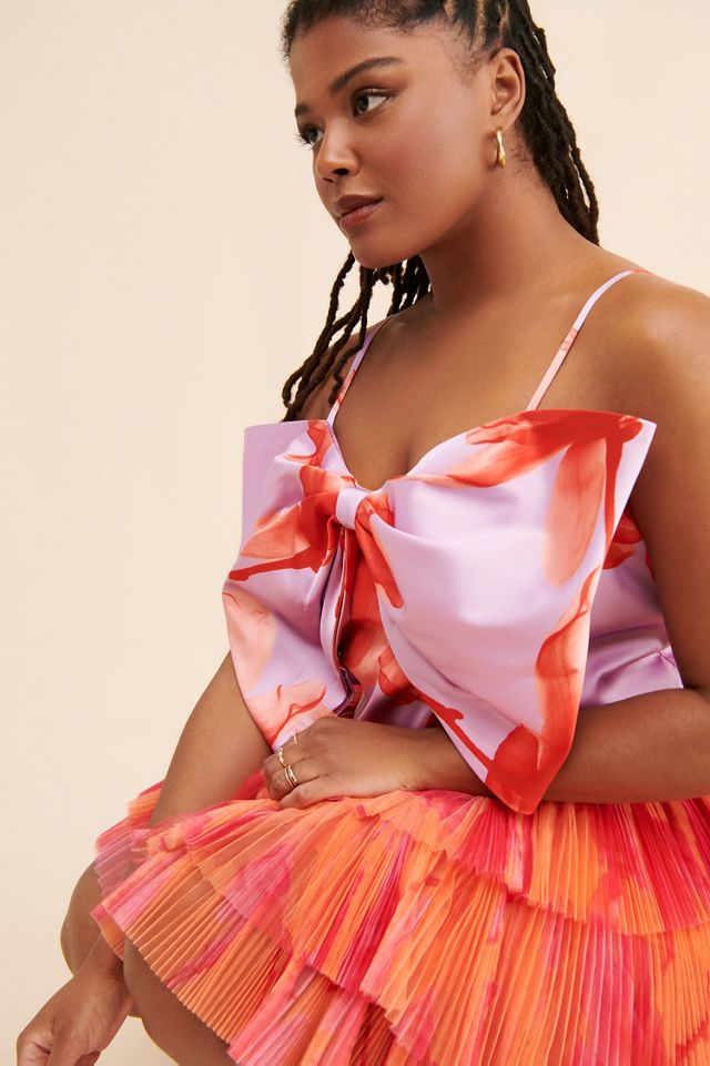Hutch Sleeveless Tulle Bow Mini Dress #2