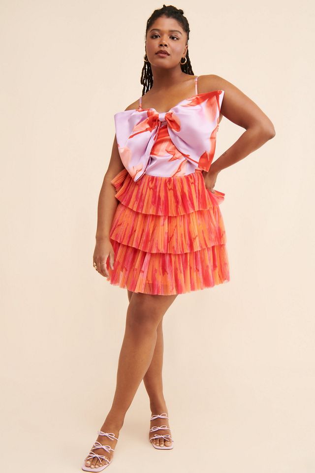 Hutch Sleeveless Tulle Bow Mini Dress #3