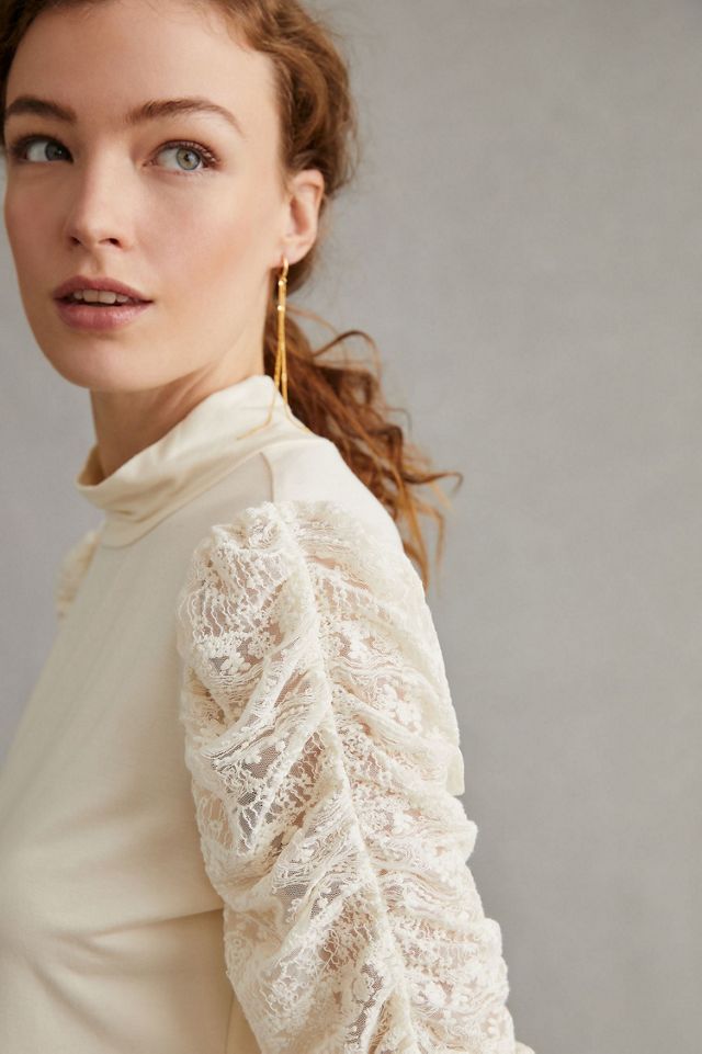 Design History Ruched Sleeve Blouse #2