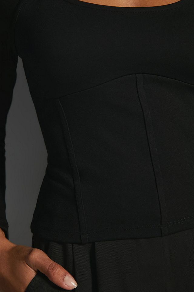 Maeve Ponte Corset Top #2