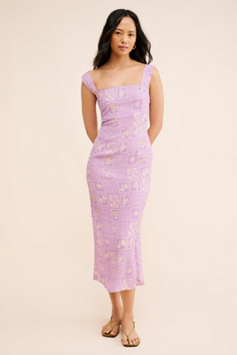 knee length dresses for ladies Midi Dress Aura – Gaâla main image 1