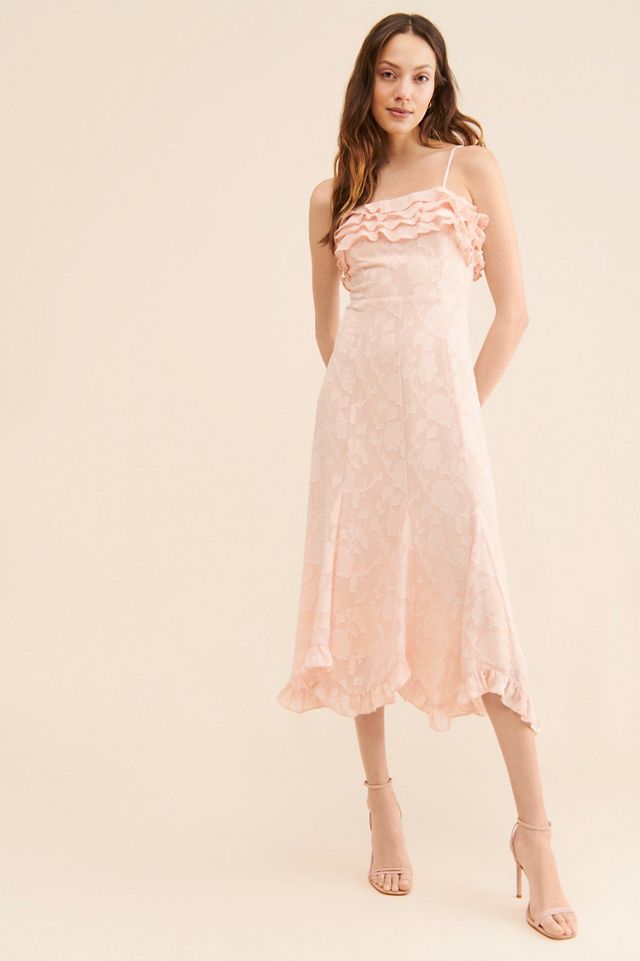 If By Sea Floral Ruffled Midi Dress #3
