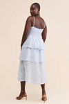4SI3NNA Campbell Lace Tiered Midi Dress