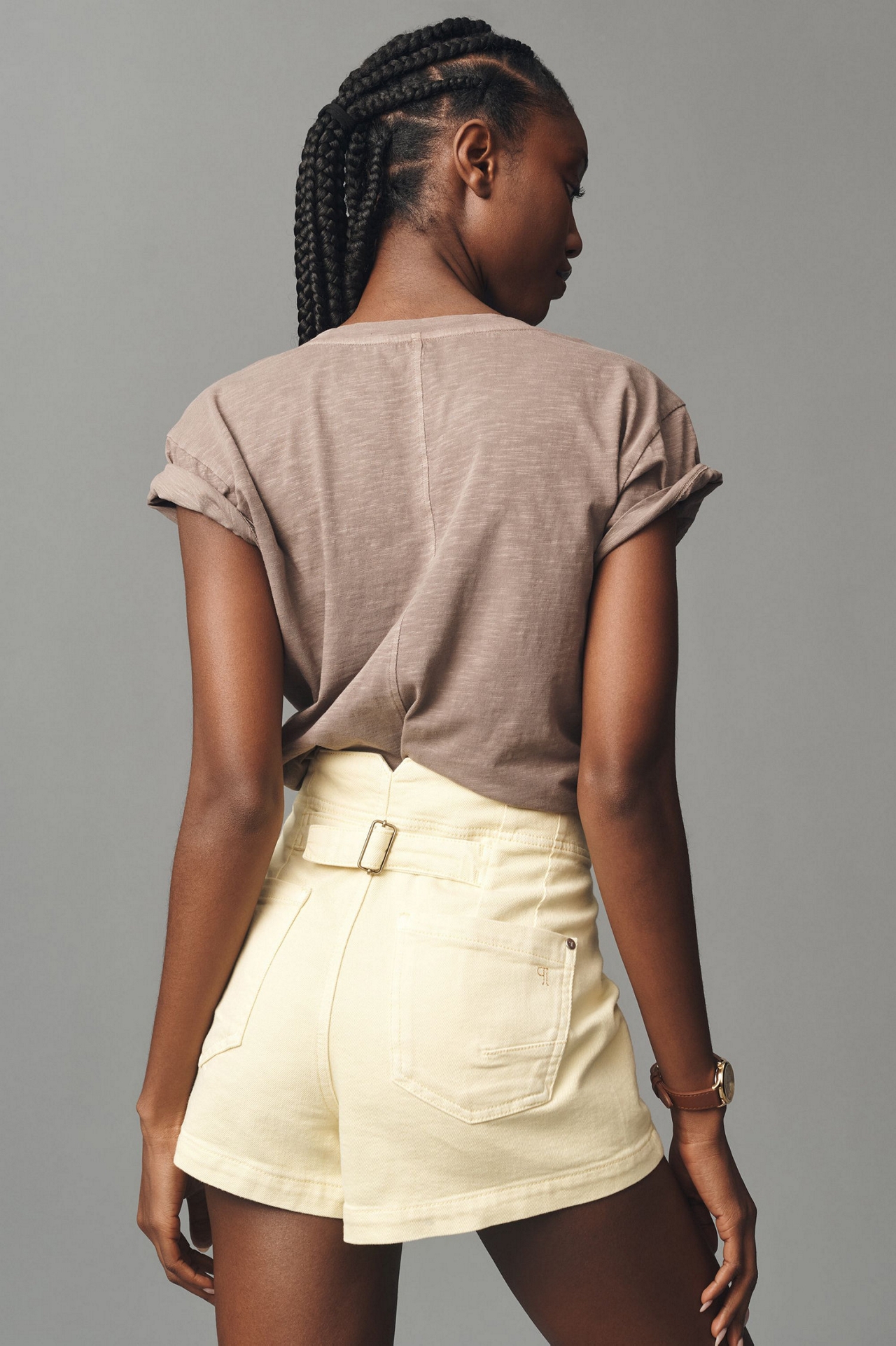 Pilcro The Kit Regenerative Cotton Shorts