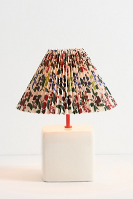 Anthropologie Sommer Ceramic Table Lamp