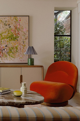 Anthropologie Sommer Ceramic Table Lamp