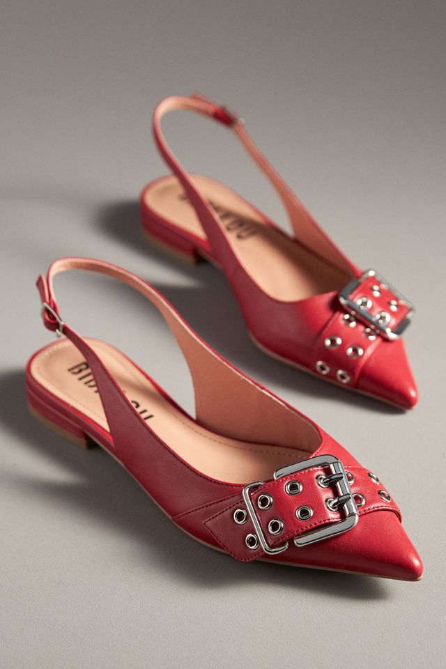 Bibi Lou Moto Slingback Flats #2
