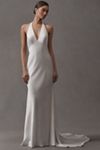 Jenny by Jenny Yoo Jennifer Plunge Satin Wedding Gown