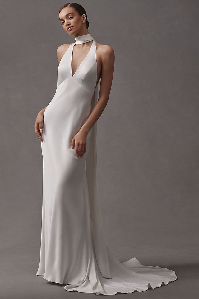white plunge neck dress Kyla | Plunge-Neck Mini White dress Lined Mesh overlay Plunging V White Poplin Plunge Neck Midi
