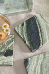 Green Marble Coasters, Set of 4