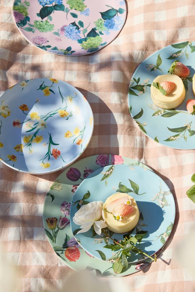 By Hope Floral Melamine Side Plates, Set of 4 #2