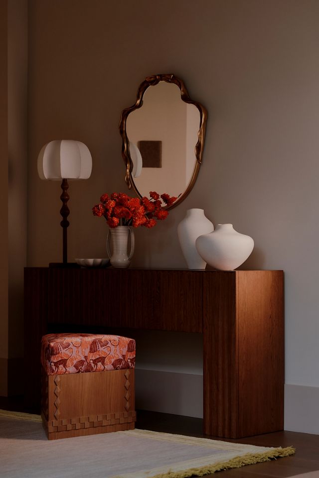 LALA Reimagined Velvet Ottoman #9