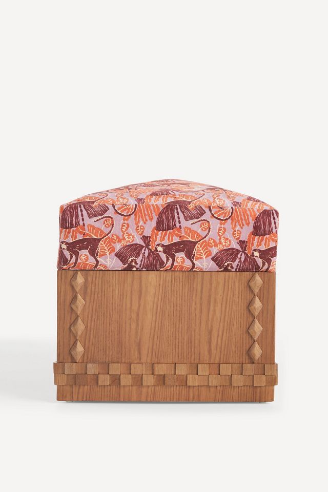 LALA Reimagined Velvet Ottoman #5