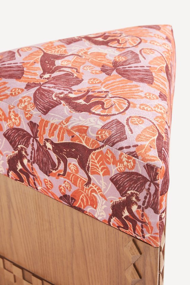 LALA Reimagined Velvet Ottoman #6