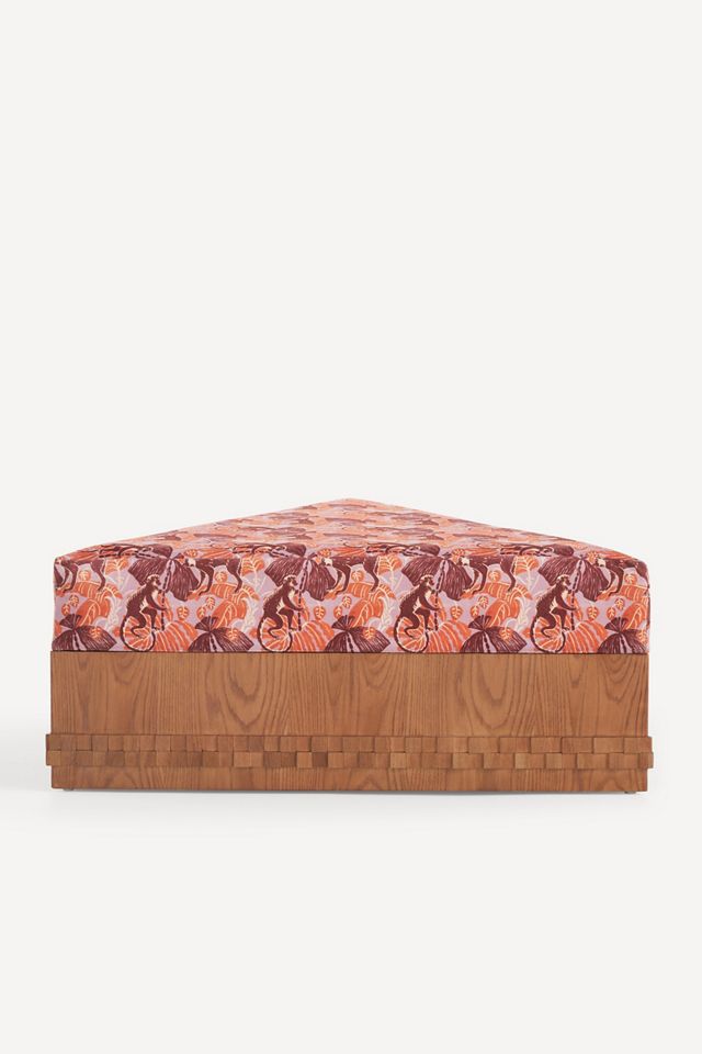 LALA Reimagined Velvet Ottoman #7