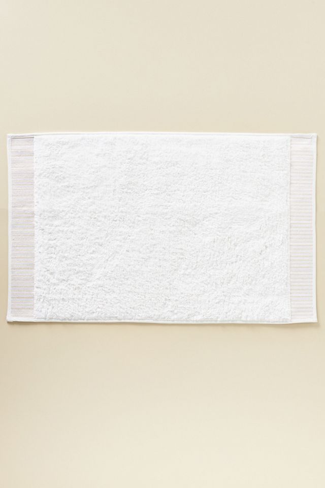 Sloane Cotton Embroidered Bath Mat #1