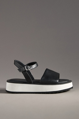 Maeve Sporty Platform Sandals In Black