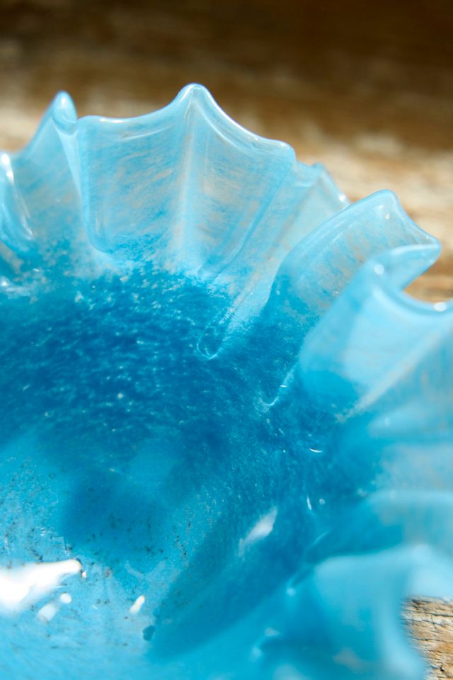 Ruffled Glass Votive Holder #1