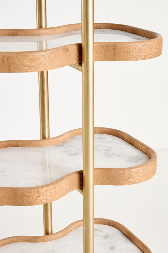 Sophia Tall Marble Bookcase #2