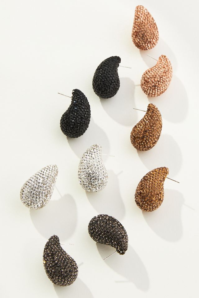 The Petra Drop Earrings: Pavé Edition #2