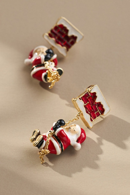 Baublebar Santa Baby Drop Earrings In Red