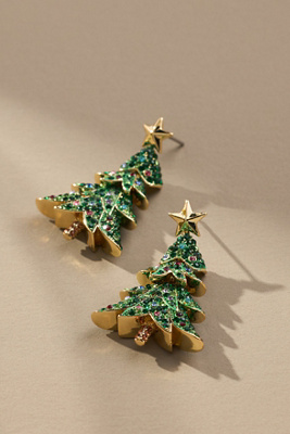 Baublebar Pine-ing For You Drop Earrings In Green