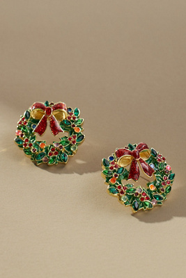 Baublebar Wreath In The Spirit Drop Earrings In Green