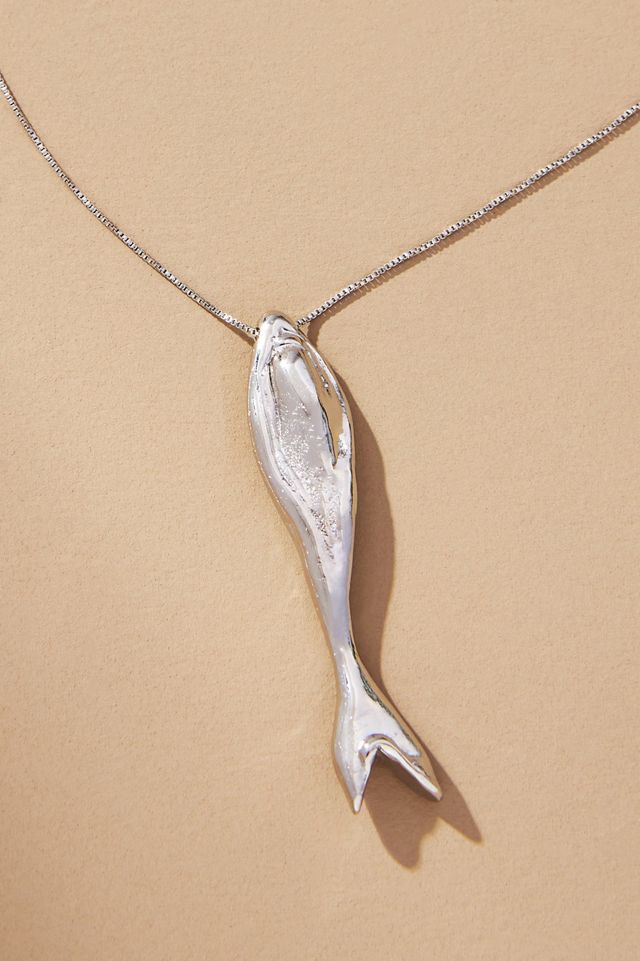 Dainty Fish Charm Necklace #2