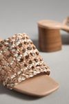 By Anthropologie Woven Block-Heel Mule Sandals